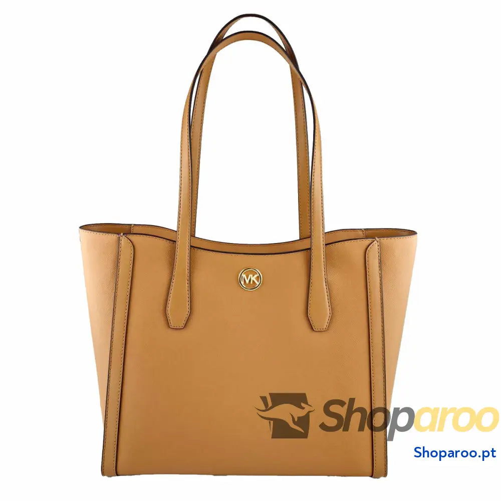 Bolsa Mulher Michael Kors Leida Castanho 40 x 28 x 11 cm