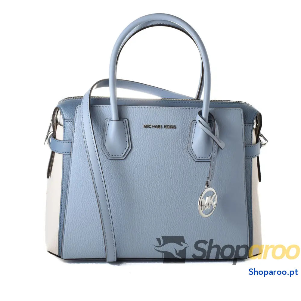 Bolsa Mulher Michael Kors MERCER Azul 30 x 23 x 10 cm
