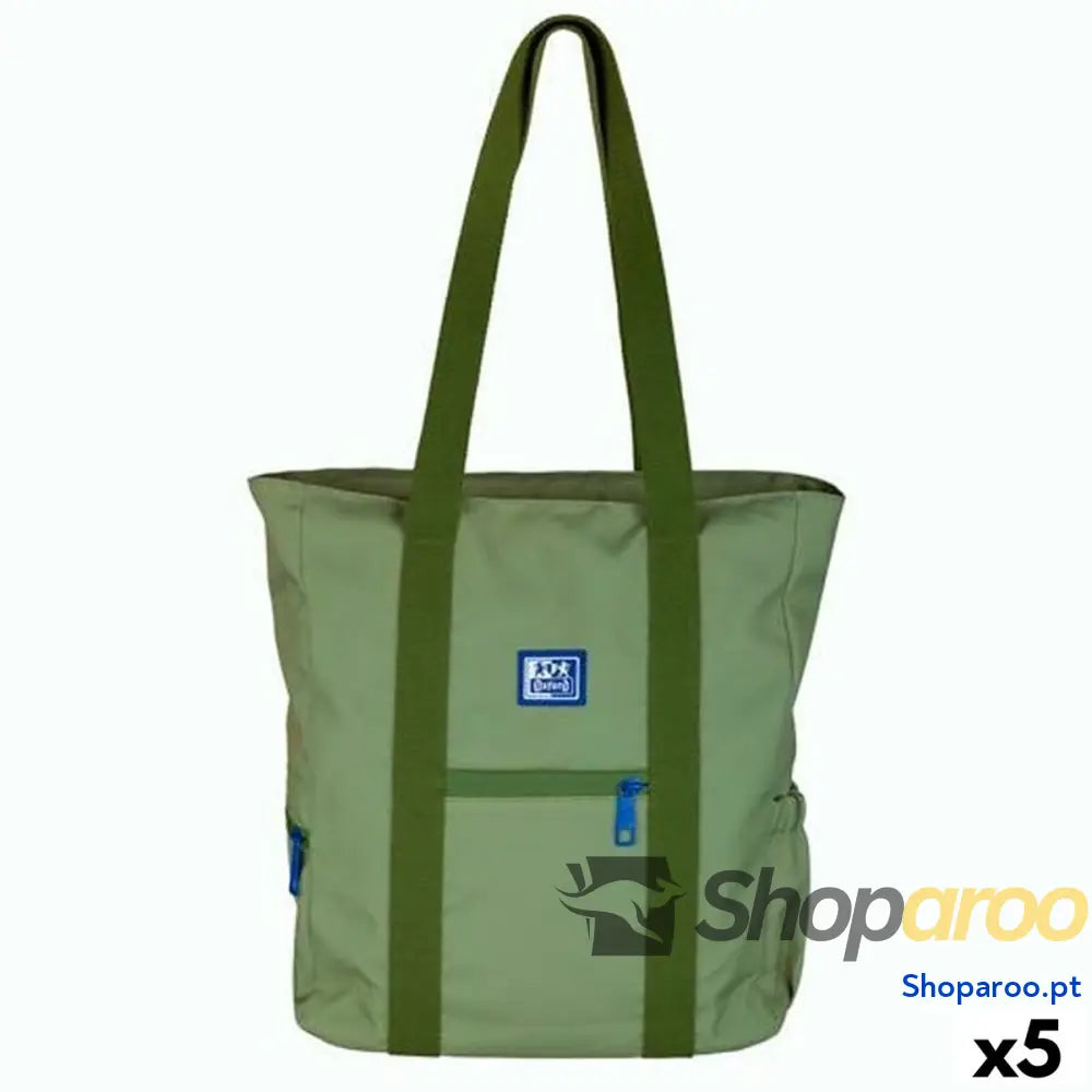 Bolsa Oxford B-TRENDY SAFARI Verde 34 x 31 x 12 cm (5 Unidades)