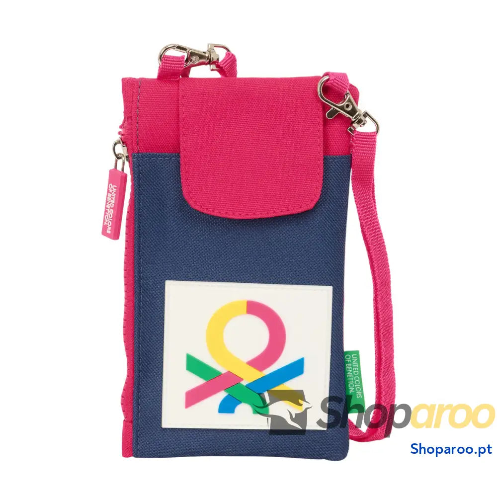 Bolsa para telemóvel Benetton Cherry Cereja Azul Marinho