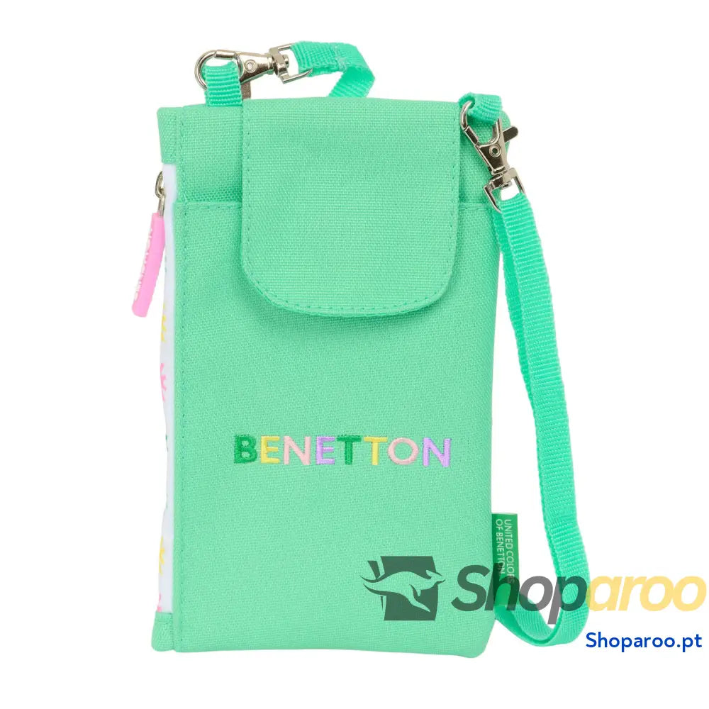 Bolsa para telemóvel Benetton Mint Verde