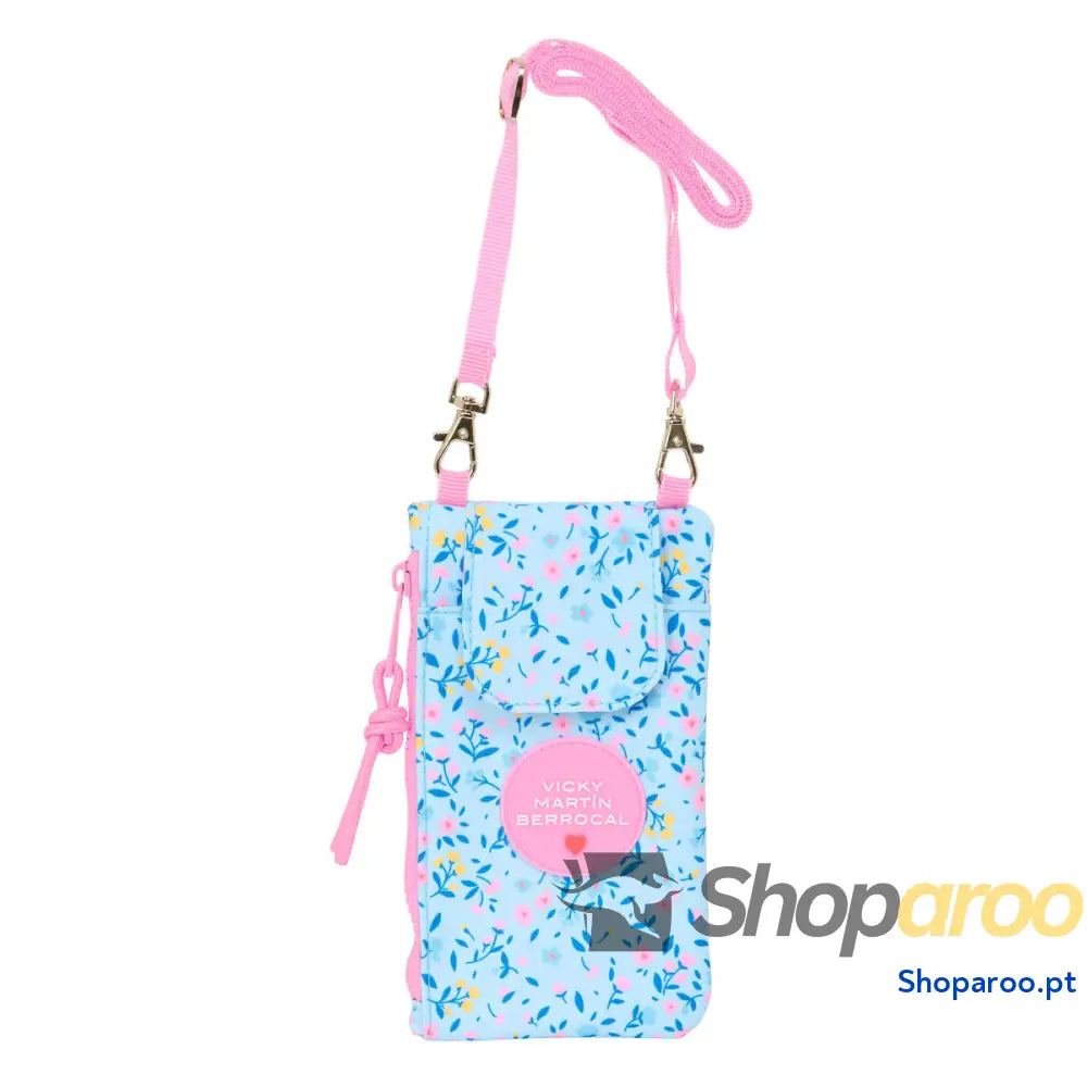 Bolsa para telemóvel Vicky Martín Berrocal Paraíso Azul Cor de Rosa
