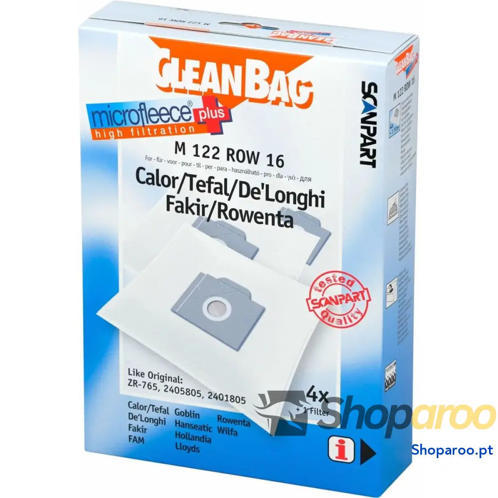 Bolsa Sobresselente para Aspirador Scanpart 122 ROW 16 ROWENTA