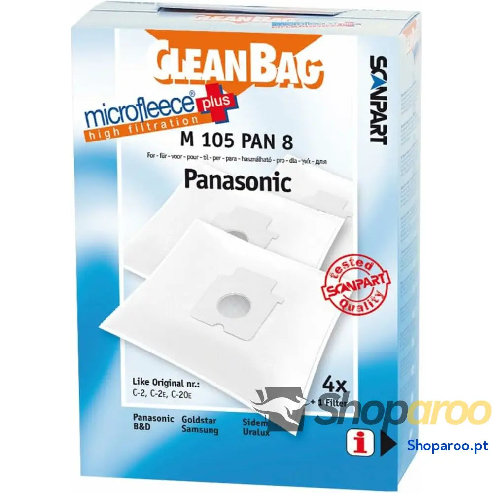 Bolsa Sobresselente para Aspirador Scanpart M 105 PAN 8