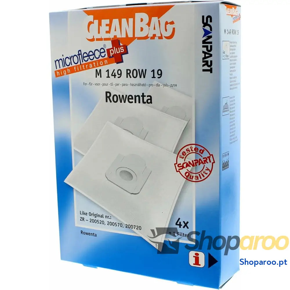 Bolsa Sobresselente para Aspirador Scanpart M 149 ROW 19 ROWENTA