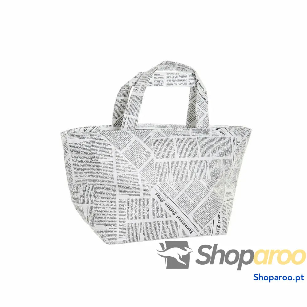 Bolsa Térmica DKD Home Decor Branco Preto 23 x 14,5 x 20 cm Térmico