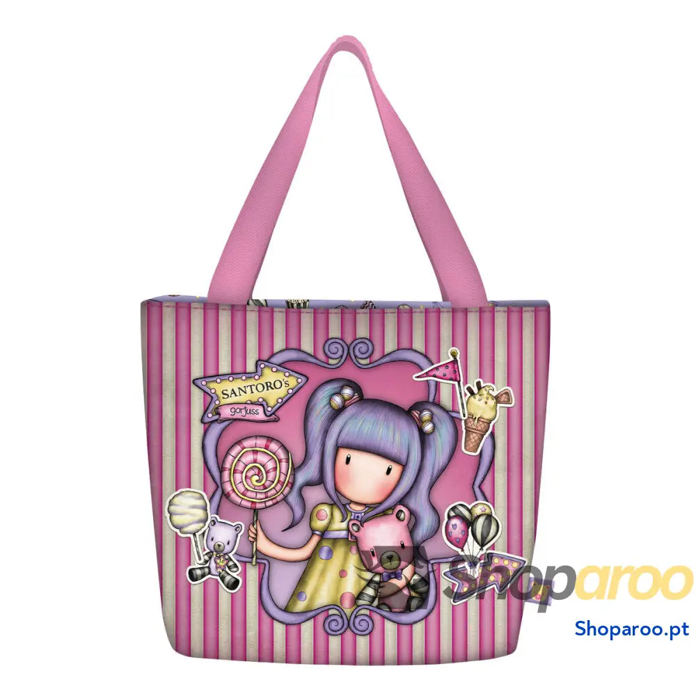 Bolsa Térmica Gorjuss First prize Lilás 24 x 29 x 10 cm Lancheira