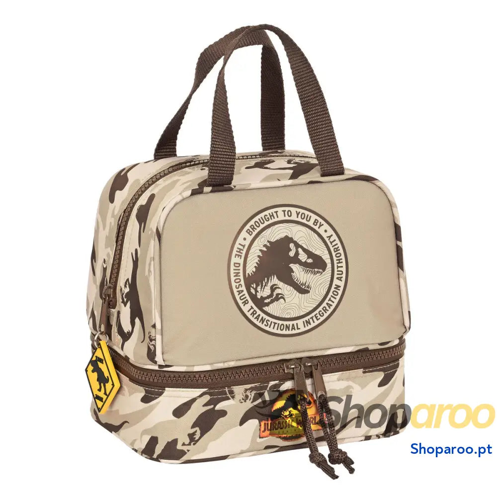 Bolsa Térmica Jurassic World Dominion Castanho 20 x 20 x 15 cm