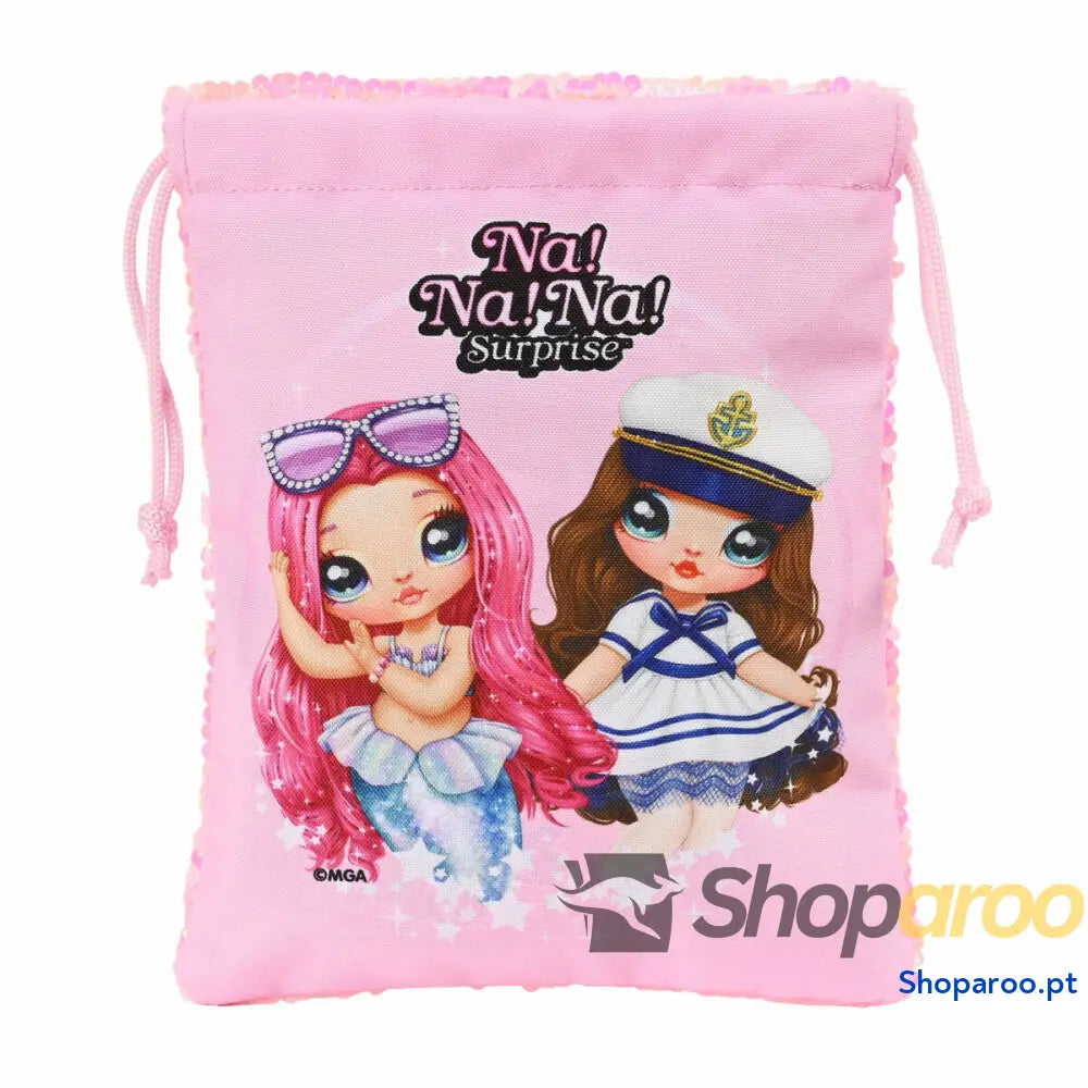 Bolsa Térmica Na!Na!Na! Surprise Sparkles Cor de Rosa Saco (20 x 25 cm)