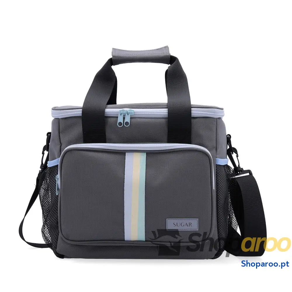 Bolsa Térmica Quid Sugar Lancheira 15 L 28 x 22 x 26 cm Cinzento