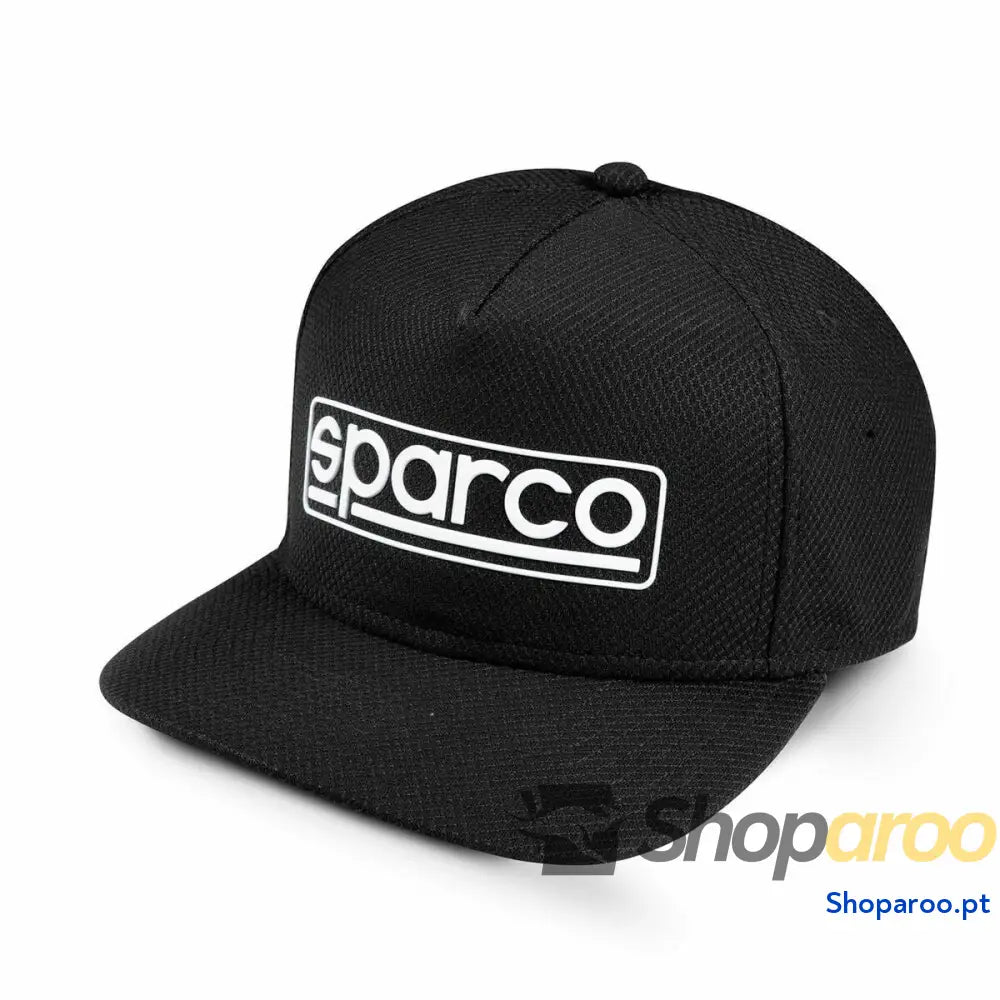 Boné de Desporto Sparco STRETCH Preto