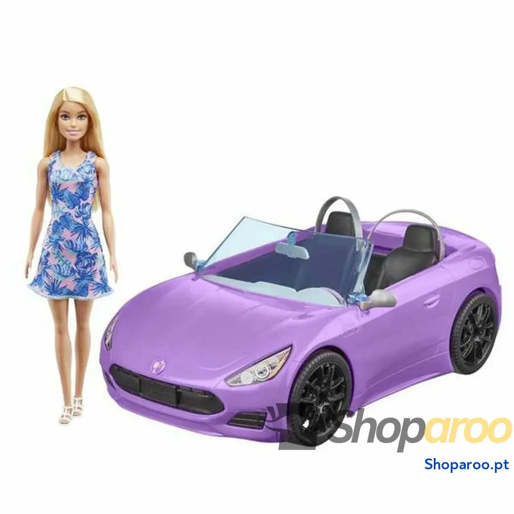 Boneca Barbie And Her Purple Convertible