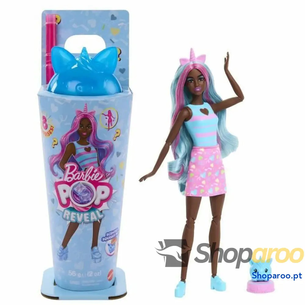 Boneca Barbie POP REVEAL BLUE UNICORN