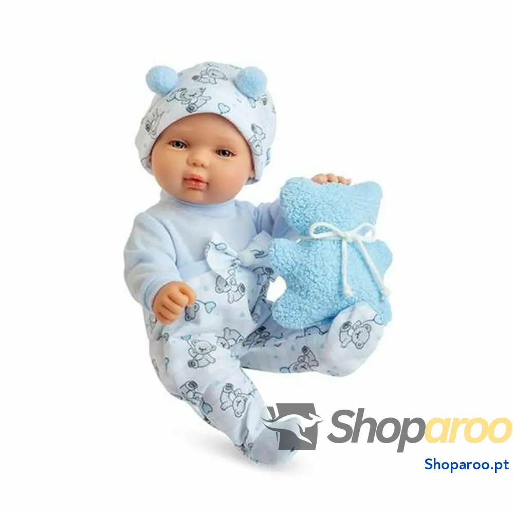 Boneca bebé Berjuan Baby Smile  498-21 Azul