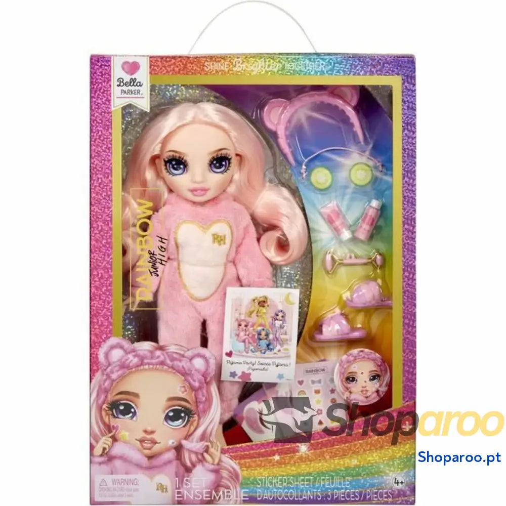Boneca bebé Rainbow High Pajama Party Bella (Pink)