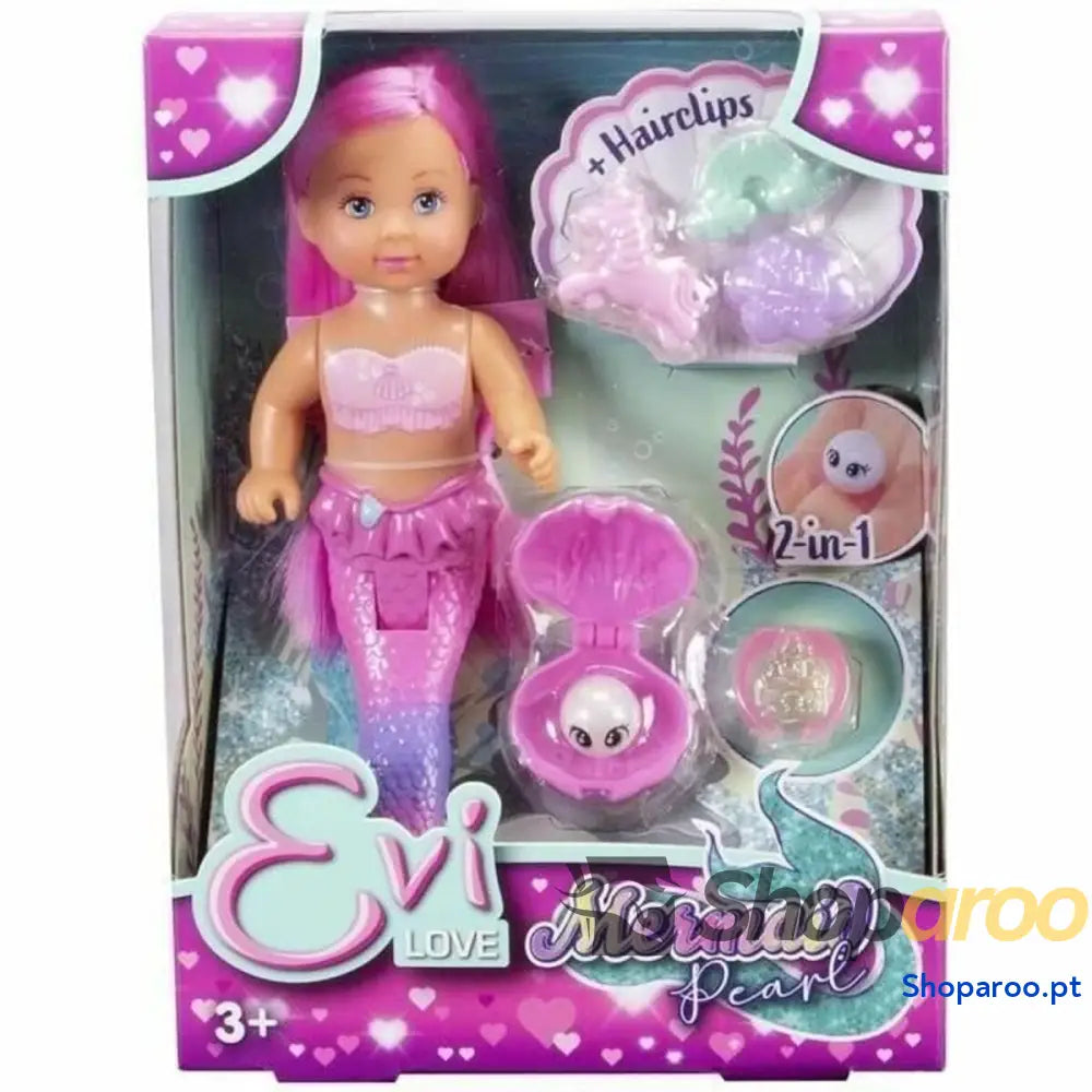 Boneca bebé Simba Evi Love - Sirena y su Perla