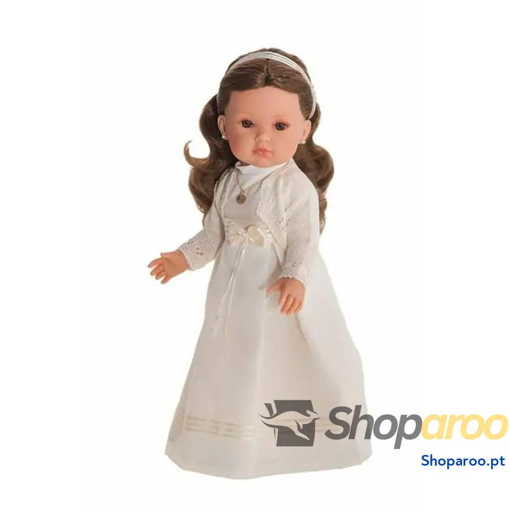 Boneca de Comunhão Morena Antonio Juan Bella 45 cm