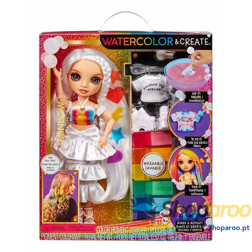 Boneca MGA Rainbow High WaterColor & Create 22 cm