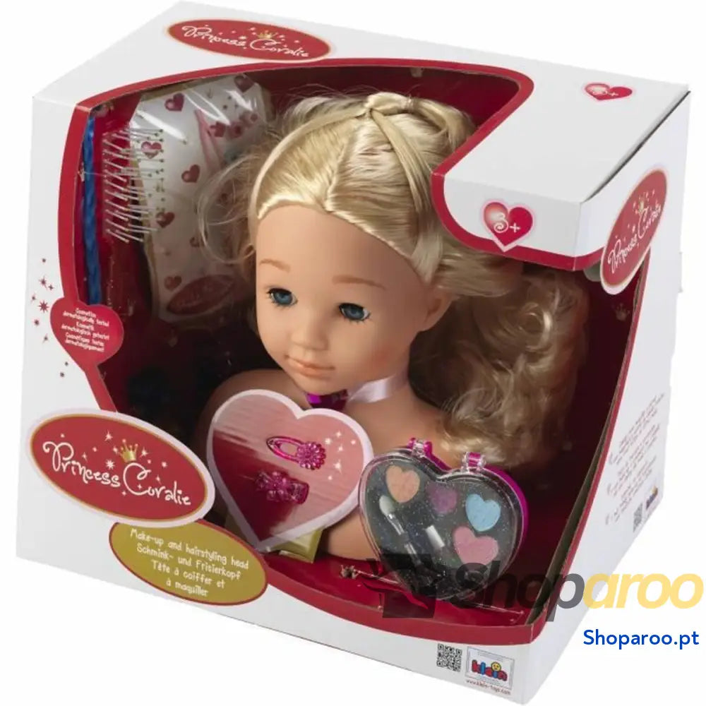 Boneca para Pentear Abdo King Princess Coralie