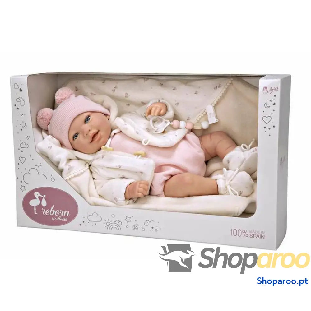 Boneca Reborn Arias Elba 45 cm