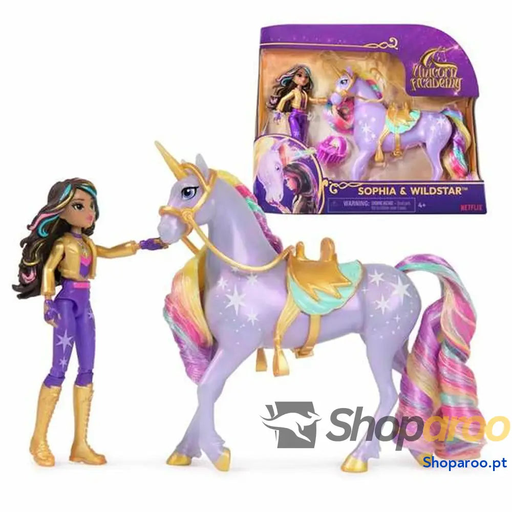 Boneca Spin Master Sohpia Unicornio Wildstar