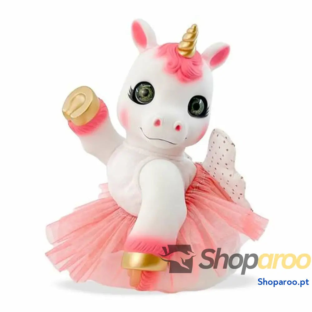 Boneco Bebé Berjuan Anireal 35 cm Cor de Rosa Unicórnio