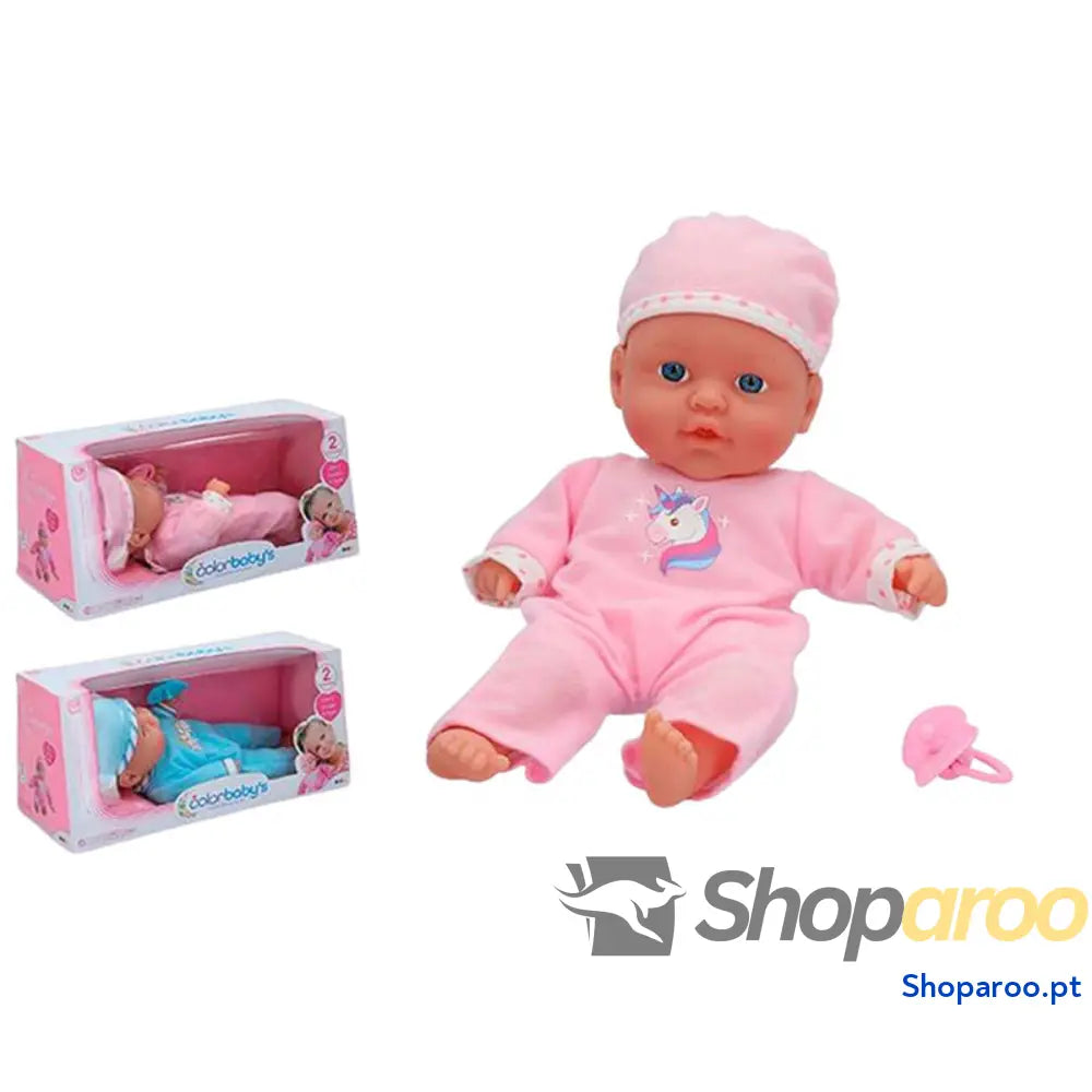 Boneco Bebé Colorbaby 31 cm Som Macio