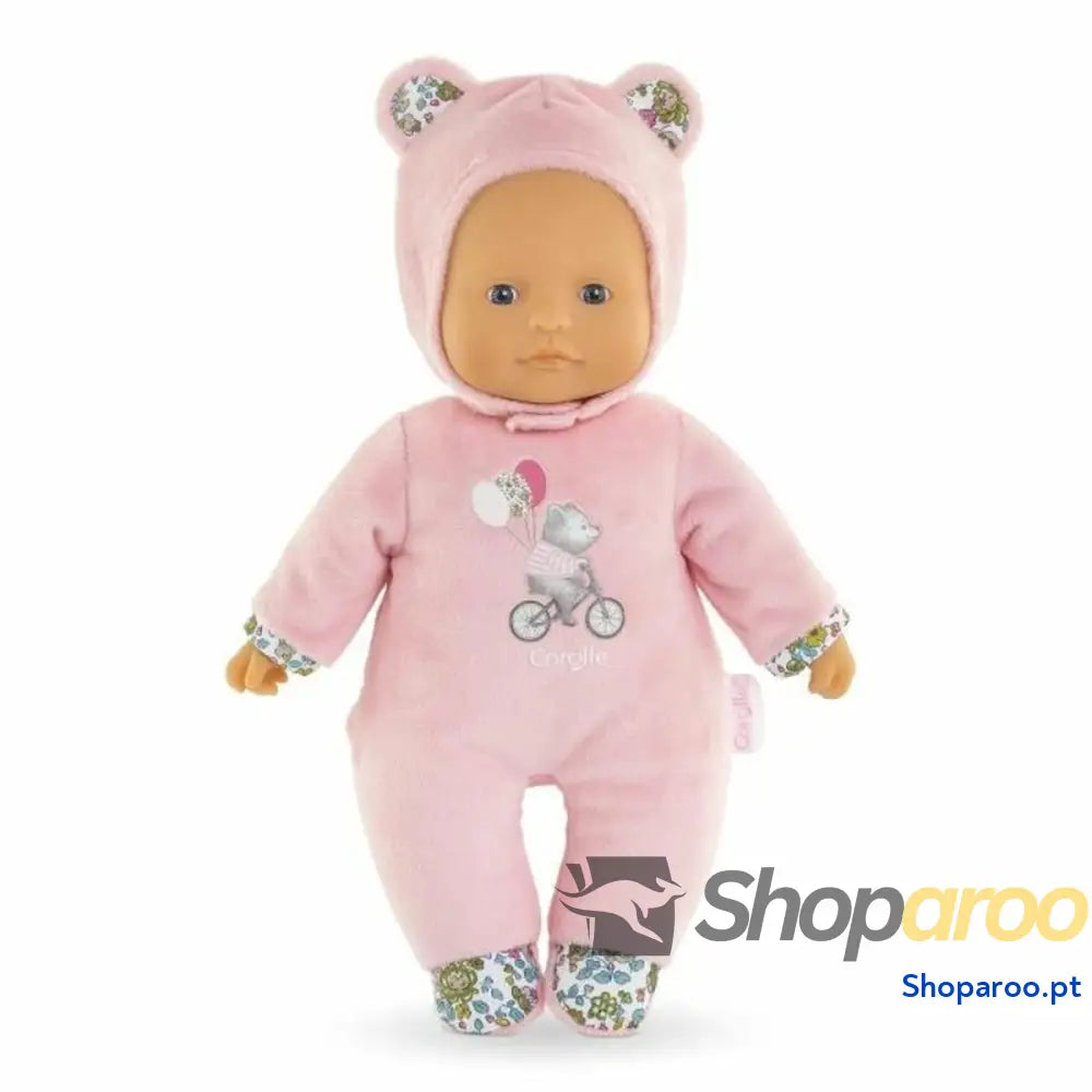 Boneco Bebé Corolle Pti' Coeur Ours Rose 30 cm