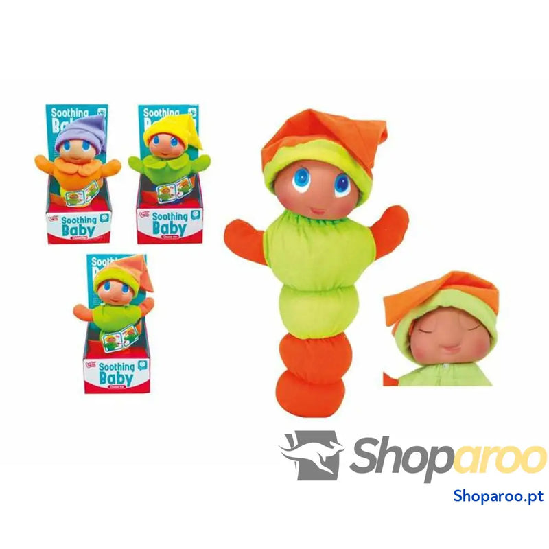 Boneco Bebé Leve Som Minhoca 30 cm