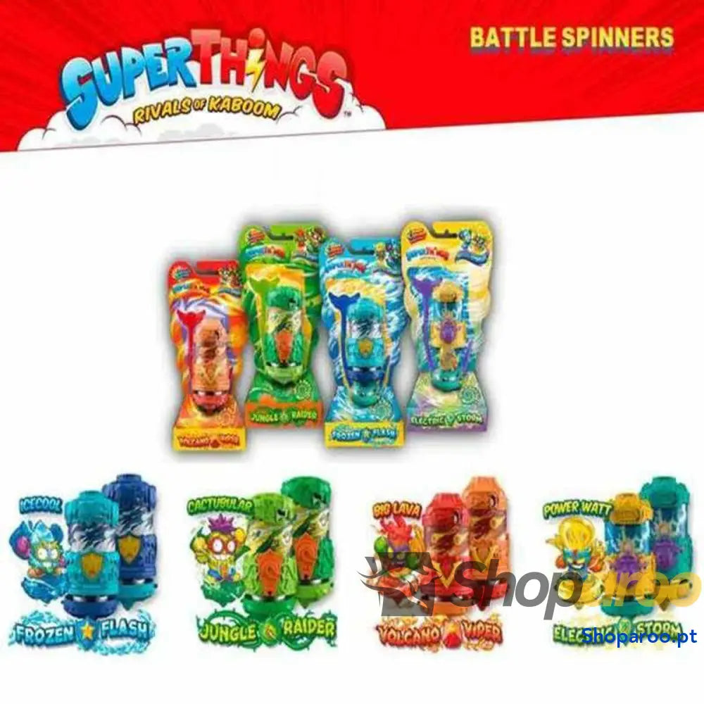 Boneco de Ação SuperThings Battle Spinners 15,3 x 7 x 24,5 cm
