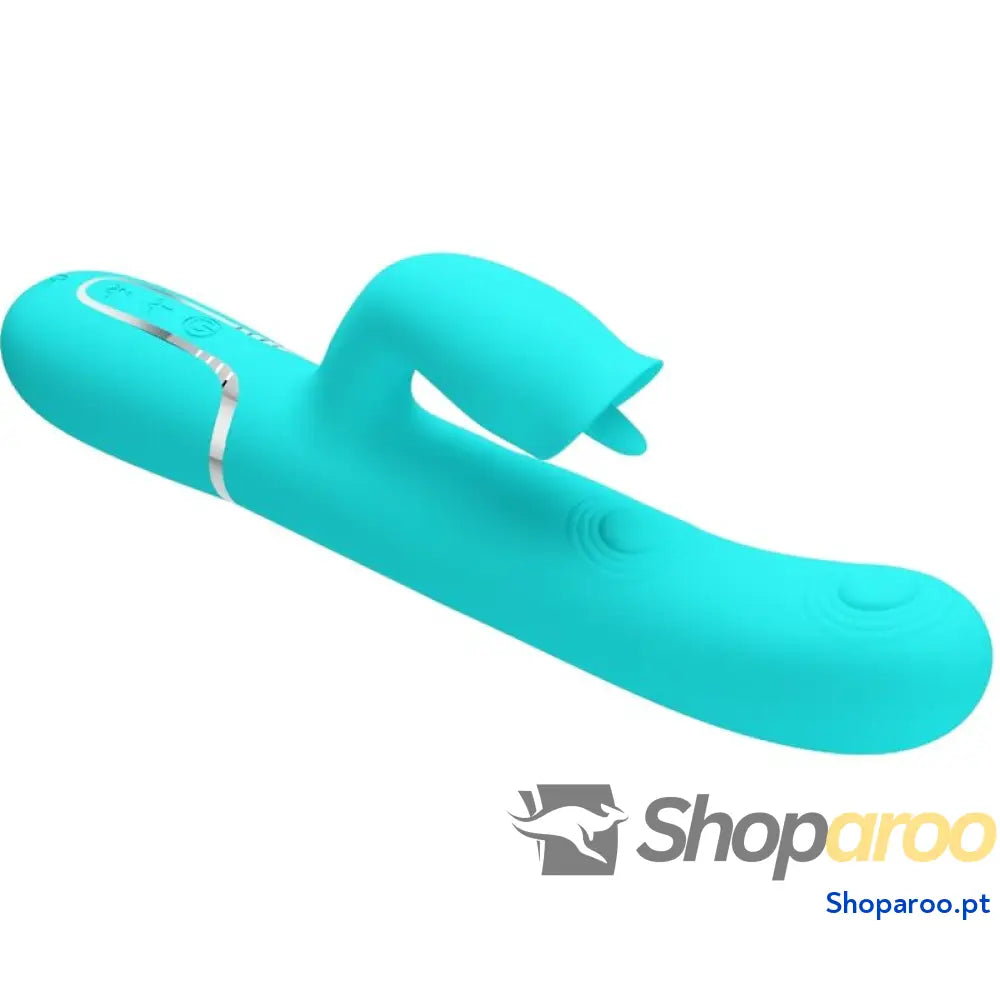BONITO AMOR - VIBRADOR DE COELHO COM LAMBIDA AQUA VERDE