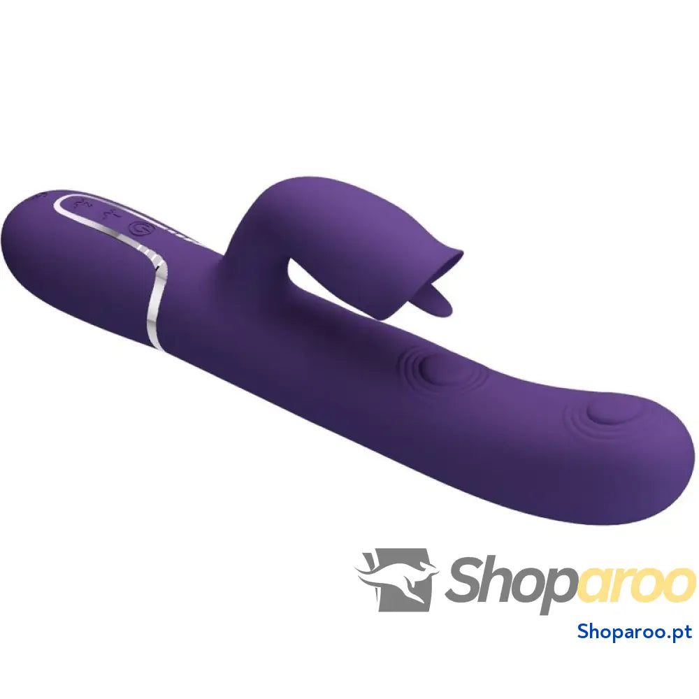 BONITO AMOR - VIBRADOR DE COELHO COM LAMBIDA ROXO
