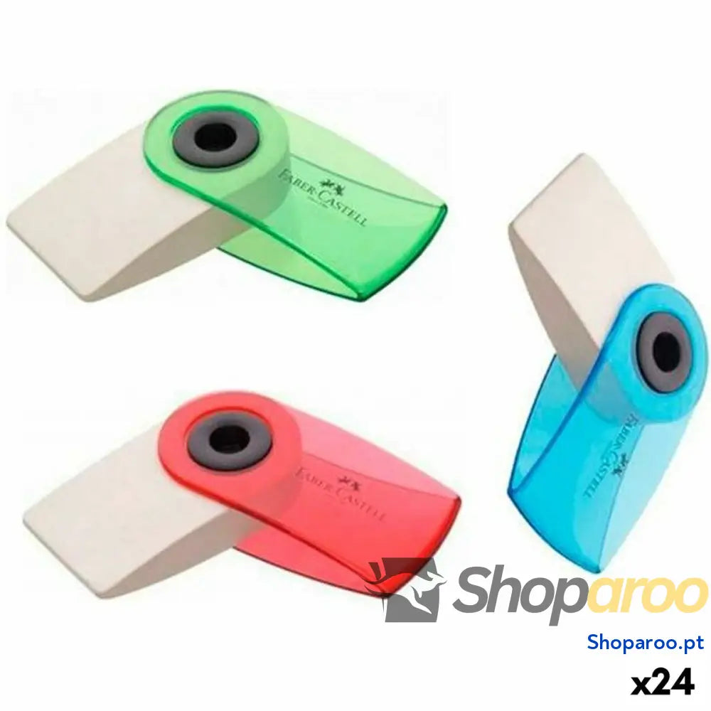 Borracha Faber-Castell Sleeve Mini (24 Unidades)