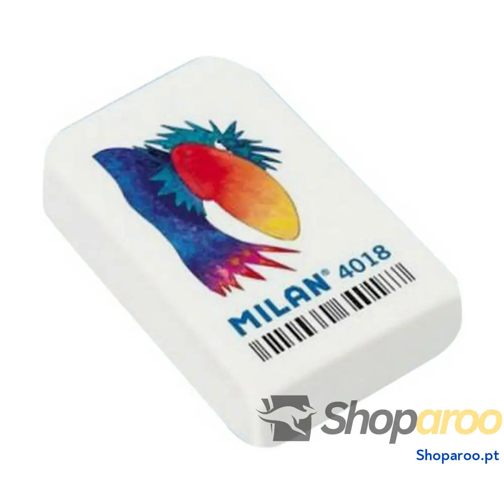 Borracha Milan 4018 Branco 18 Peças