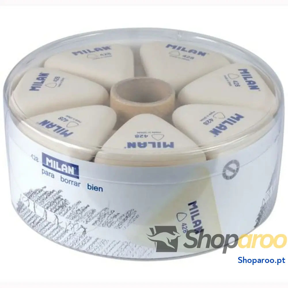 Borracha Milan Cuddle Collection 28 Unidades Conjunto Branco 5,1 x 4,6 x 1,3 cm