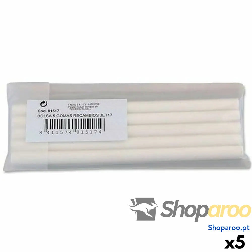 Borracha Milan Recarga Branco Ø 7 mm (5 Unidades)