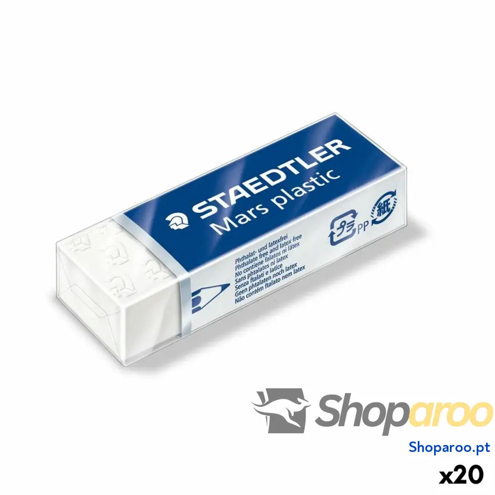 Borracha Staedtler Branco 6,5 x 2,3 x 1,3 cm (20 Unidades)