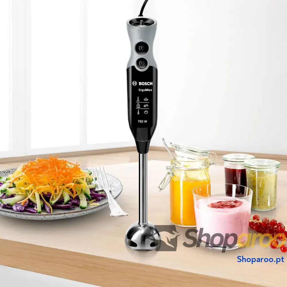 Bosch ErgoMixx varinha mágica 750W com picador e batedeira manual