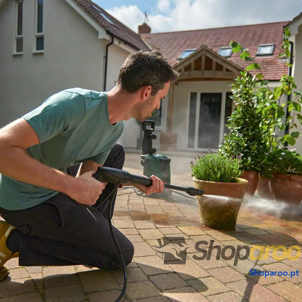 Bosch Hidrolavadora de alta pressão com 2 bocais filtro água pistola mangueira cabo 5 m