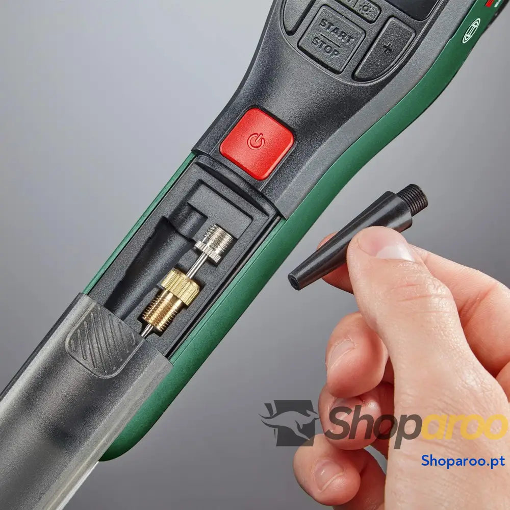 Bosch Inflador / mini bomba de ar elétrica EasyPump (bateria 3,0 Ah 3,6 V função Autostop 150 PSI 10,3 bares LED