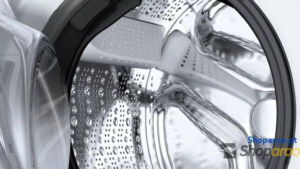 Bosch Máquina de lavar livre instalação 8 kg 1200 RPM série 4 função pausa carregamento Iron Assist Motor EcoSilence