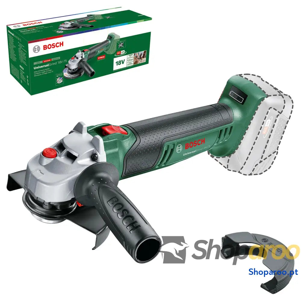 Bosch Moedor pequeno UniversalGrind 750 125 W com 2 discos de corte reto e 1 disco molagem para molar cortar escovar