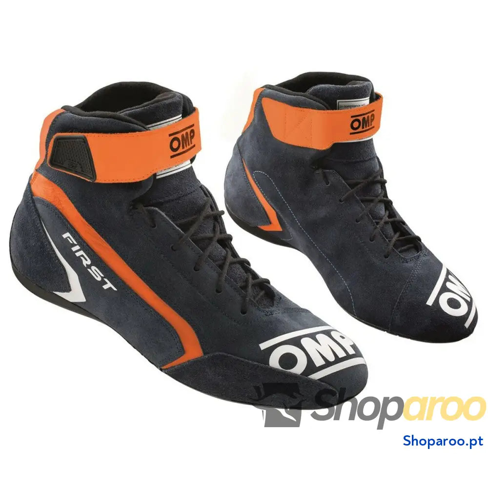 Botas de Corrida OMP FIRST Azul Laranja 40