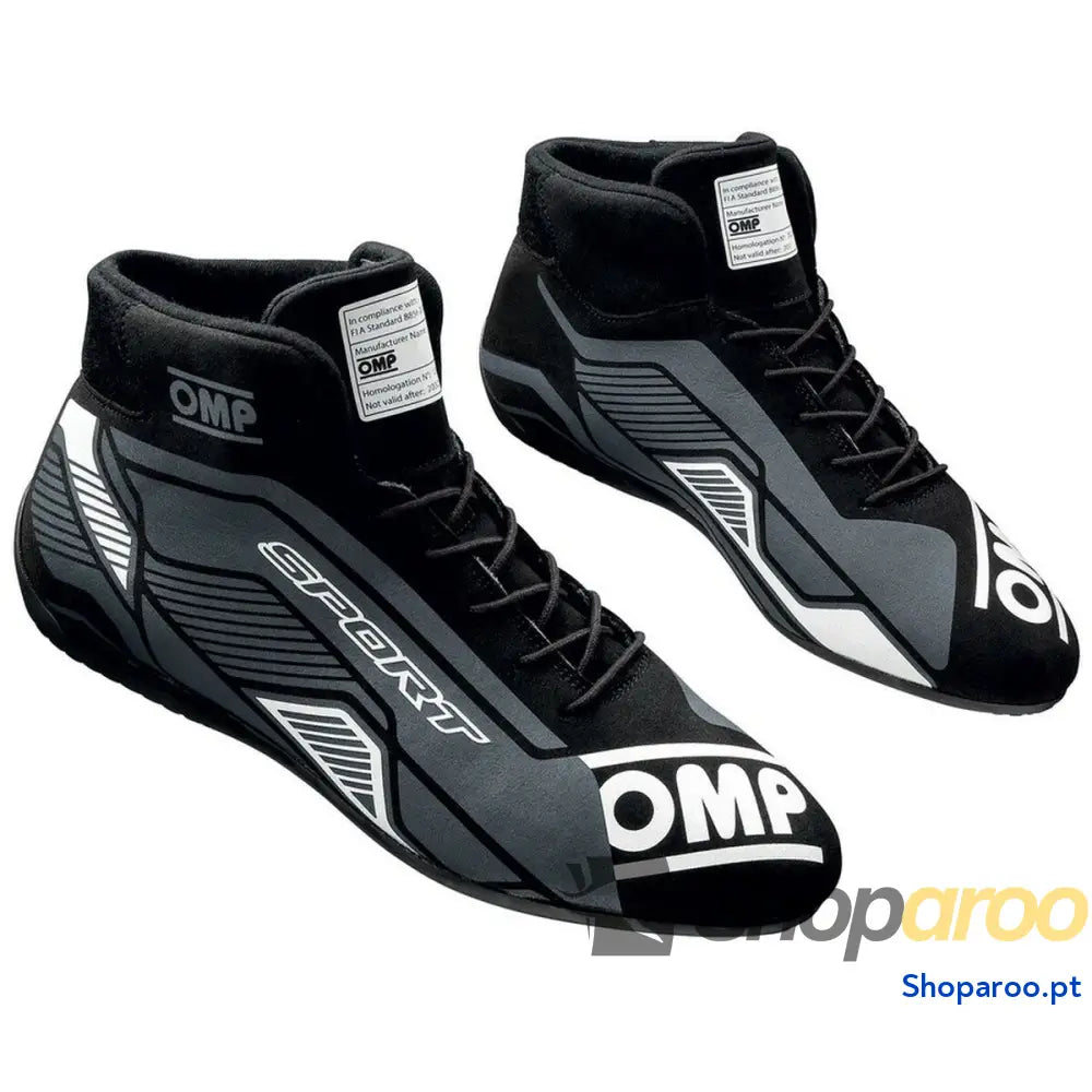 Botas de Corrida OMP SPORT Preto/Branco 41