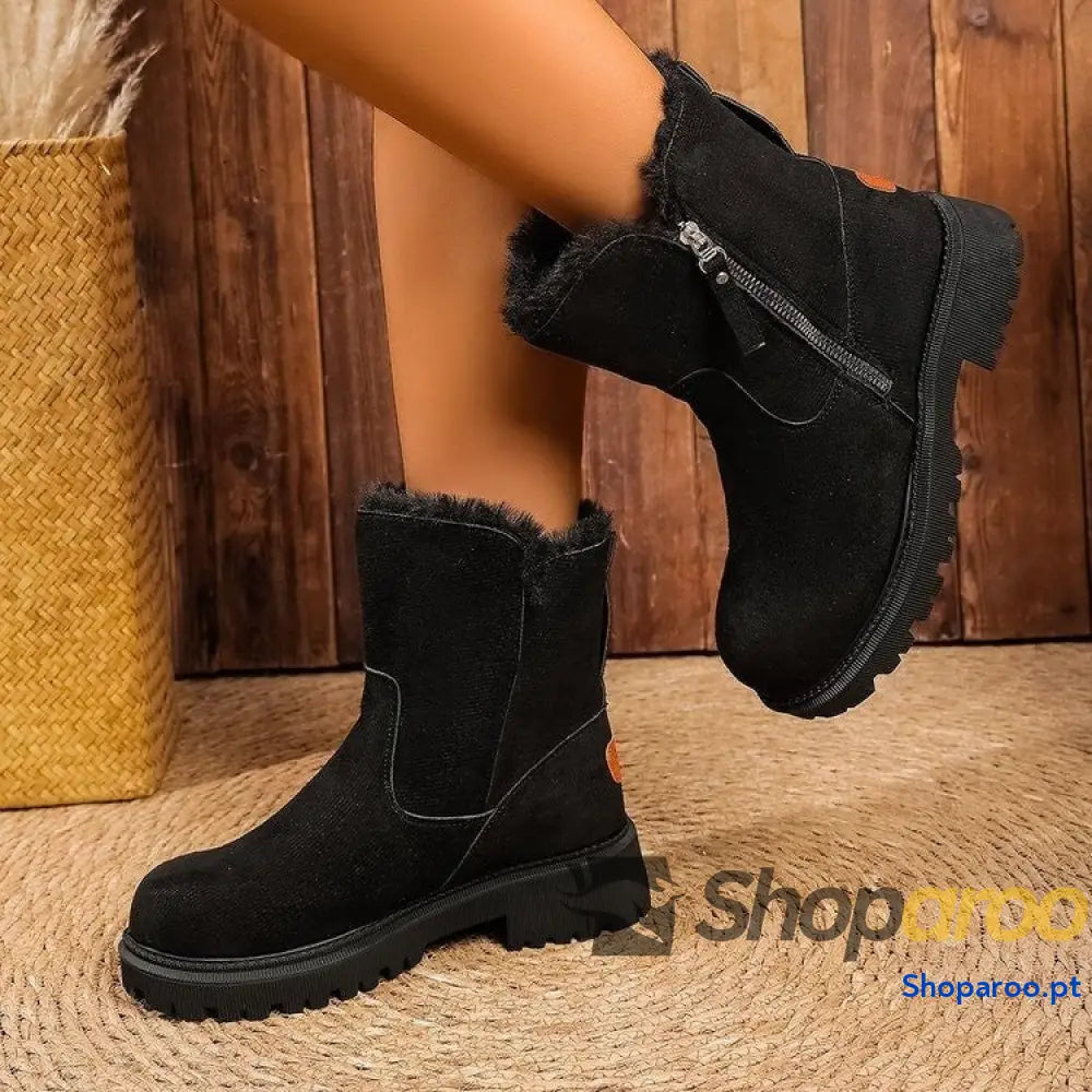 Botas de neve senhora botas quentes