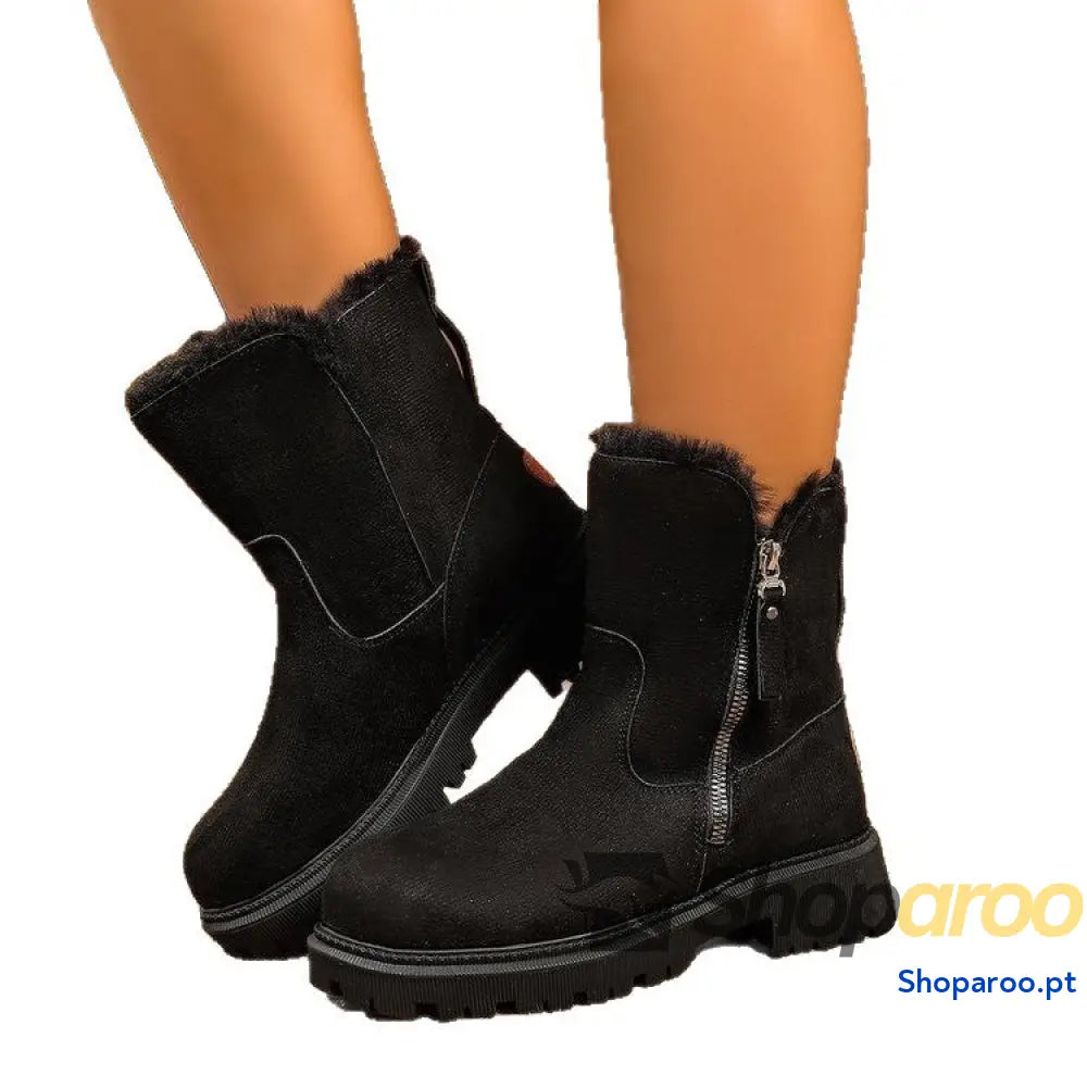 Botas de neve senhora botas quentes