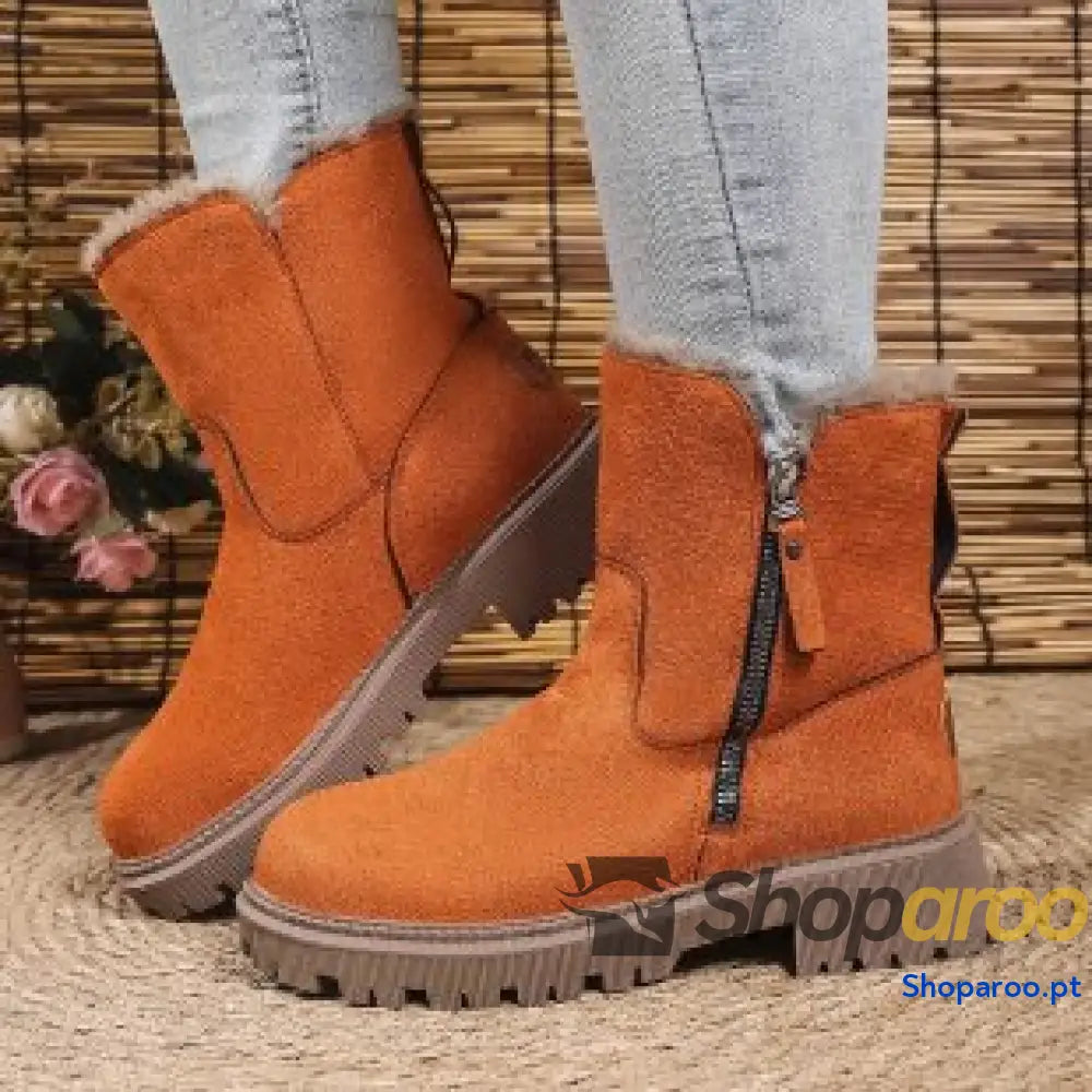 Botas de neve senhora botas quentes