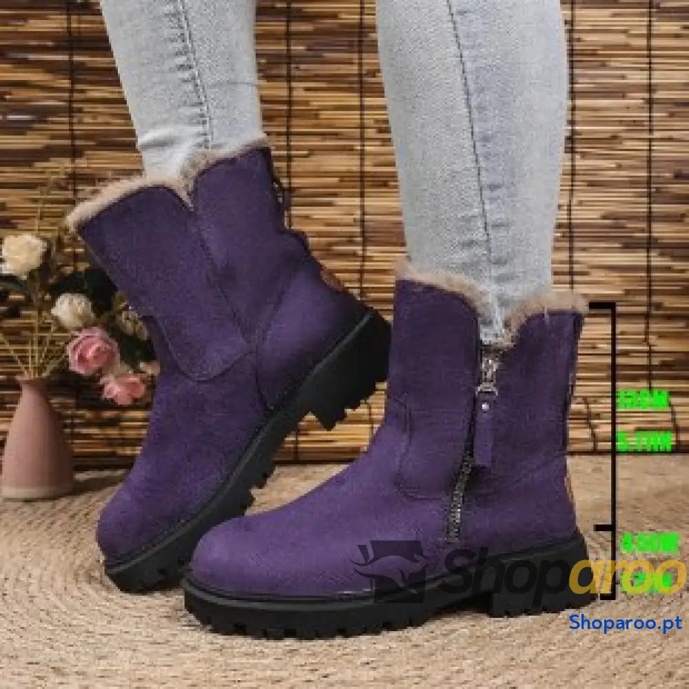 Botas de neve senhora botas quentes