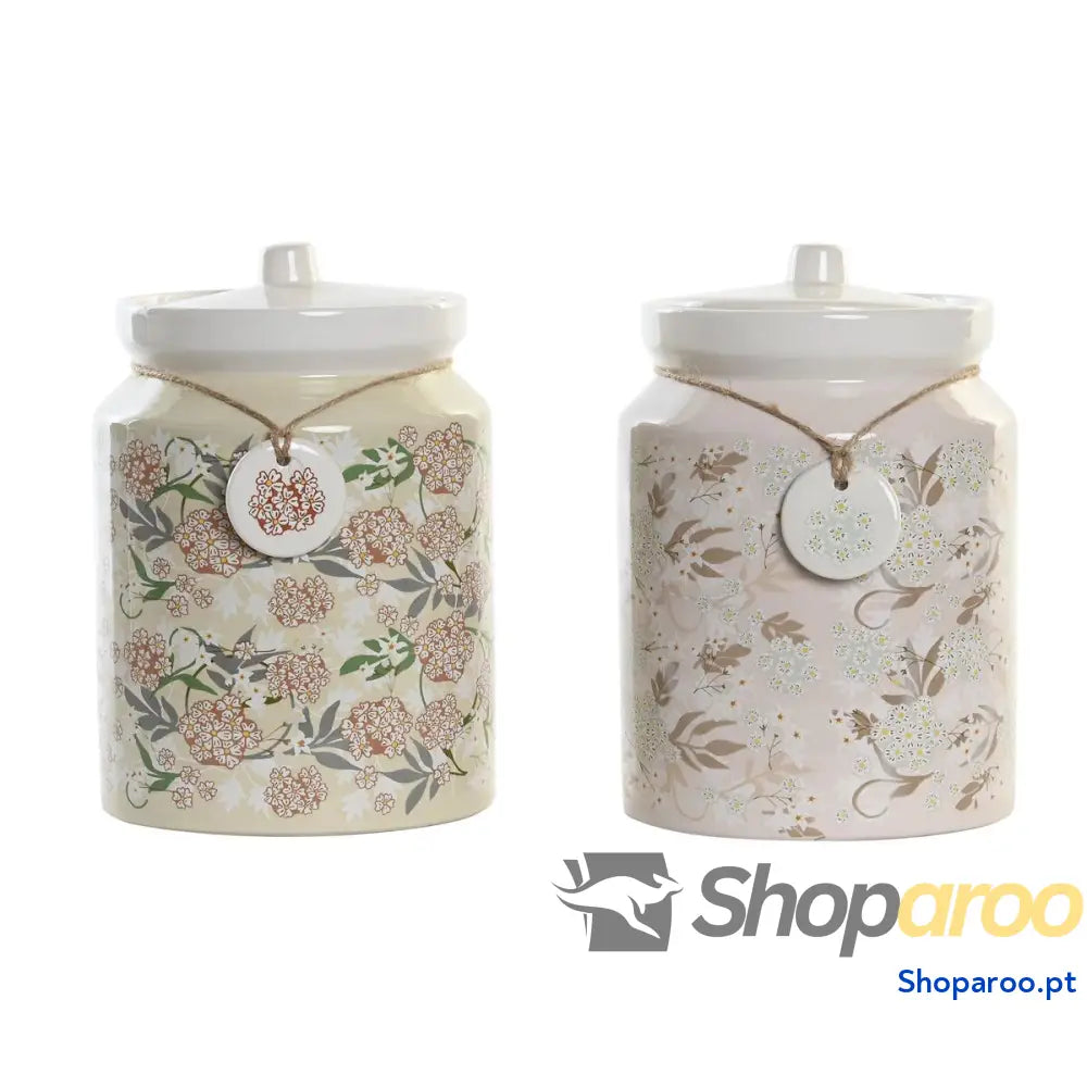 Bote DKD Home Decor Alumínio Dolomite Tradicional (2 Unidades)