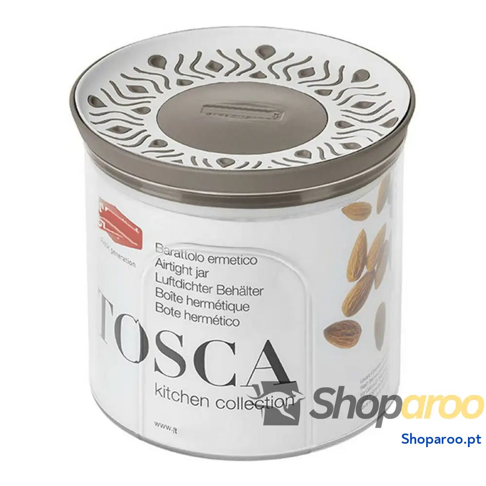 Bote Stefanplast STF923 11,7 x 11 x 11,7 cm Bege Plástico 700 ml